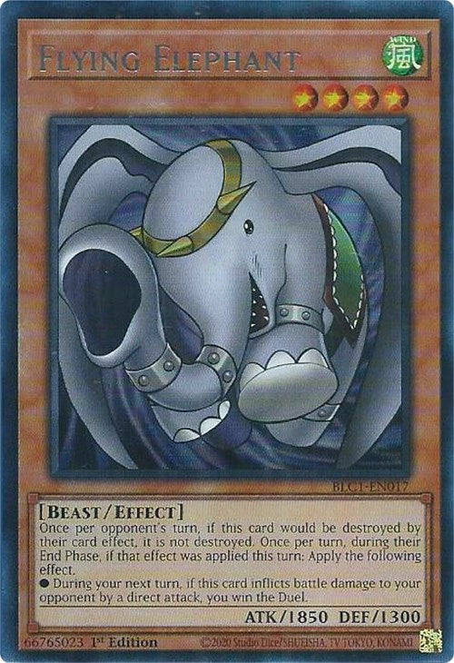 Flying Elephant (Silver) [BLC1-EN017] Ultra Rare | The Time Vault CA