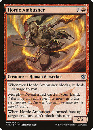 Horde Ambusher [Khans of Tarkir] | The Time Vault CA