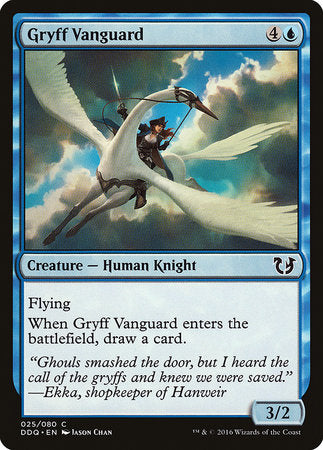 Gryff Vanguard [Duel Decks: Blessed vs. Cursed] | The Time Vault CA
