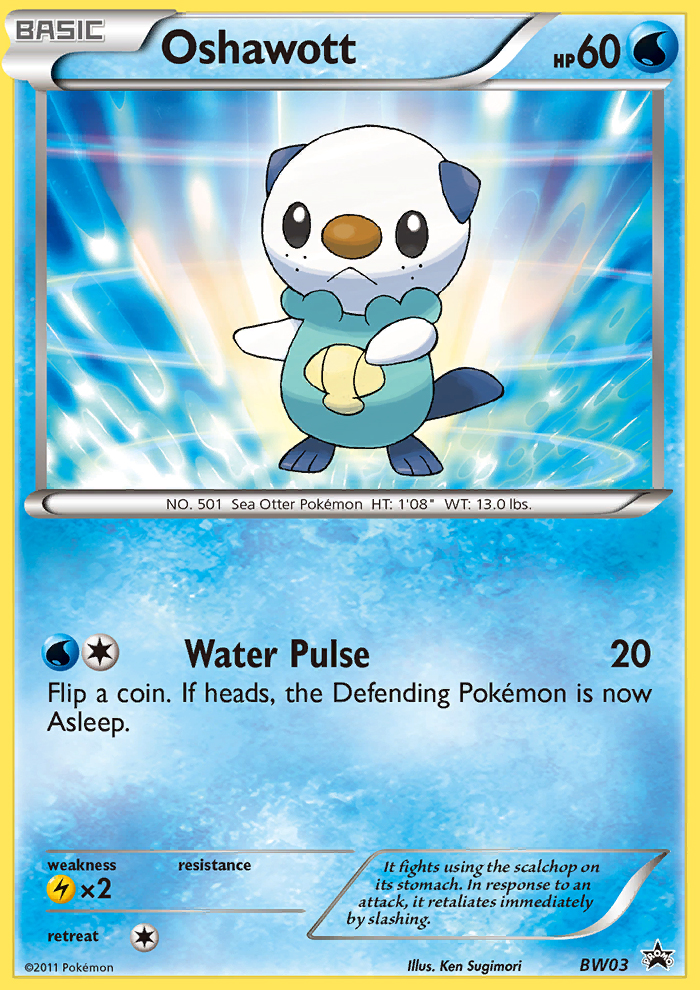 Oshawott (BW03) [Black & White: Black Star Promos] | The Time Vault CA