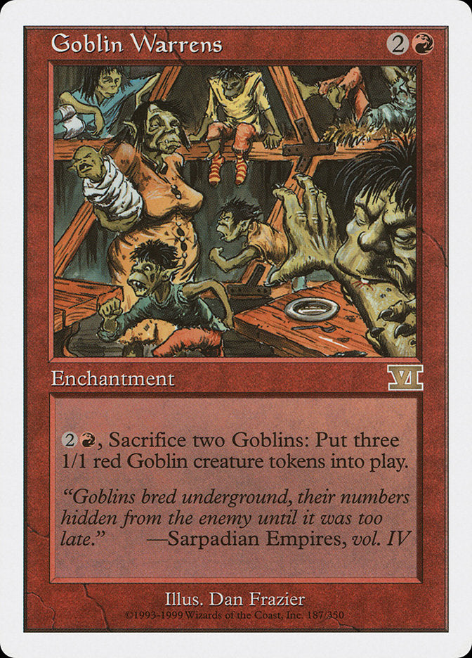 Goblin Warrens [Classic Sixth Edition] | The Time Vault CA