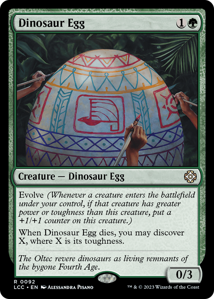 Dinosaur Egg [The Lost Caverns of Ixalan Commander] | The Time Vault CA