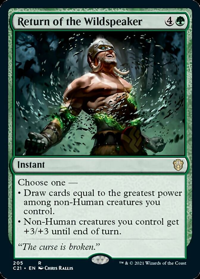 Return of the Wildspeaker [Commander 2021] | The Time Vault CA