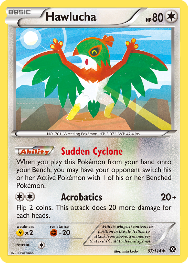 Hawlucha (97/114) [XY: Steam Siege] | The Time Vault CA