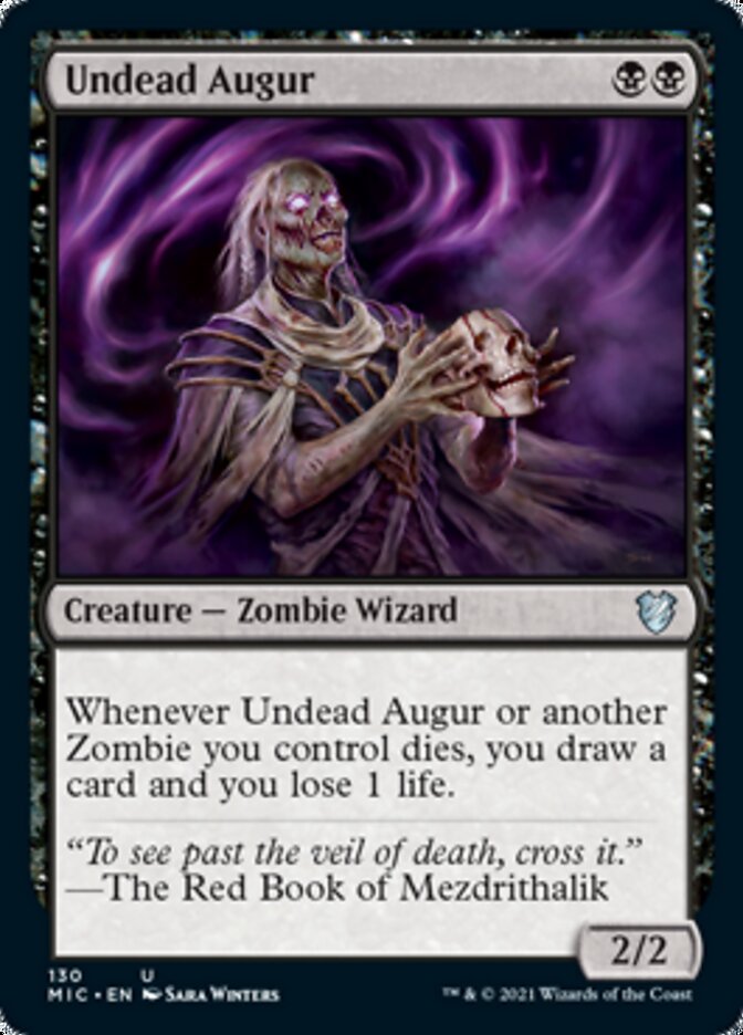 Undead Augur [Innistrad: Midnight Hunt Commander] | The Time Vault CA