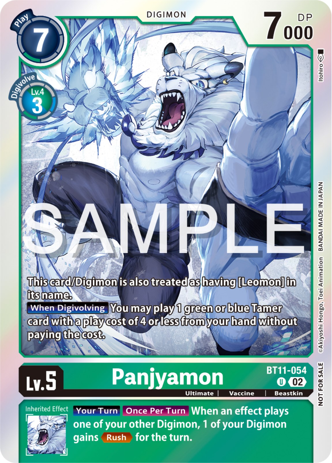 Panjyamon [BT11-054] (Event Pack 6) [Dimensional Phase Promos] | The Time Vault CA