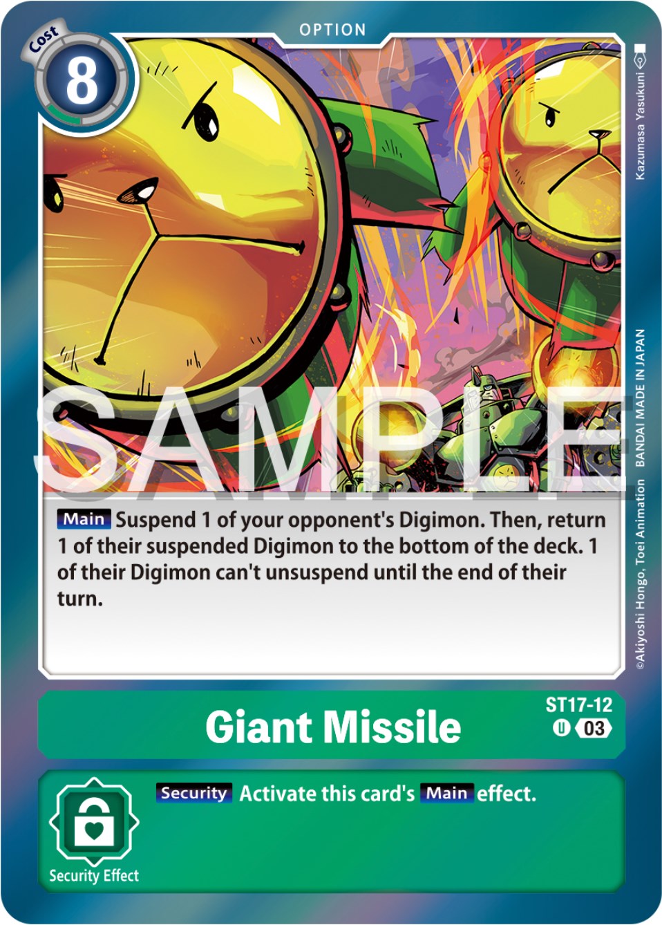 Giant Missile [ST17-12] [Starter Deck: Double Typhoon Advanced Deck Set] | The Time Vault CA