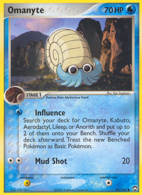 Omanyte (56/108) [EX: Power Keepers] | The Time Vault CA