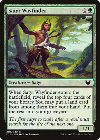 Satyr Wayfinder [Commander 2015] | The Time Vault CA