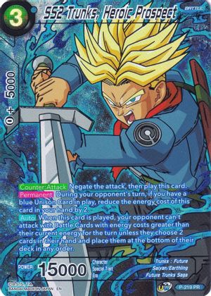 SS2 Trunks, Heroic Prospect (P-219) [Collector's Selection Vol. 2] | The Time Vault CA