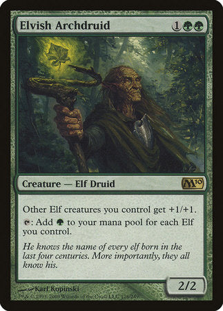 Elvish Archdruid [Magic 2010] | The Time Vault CA