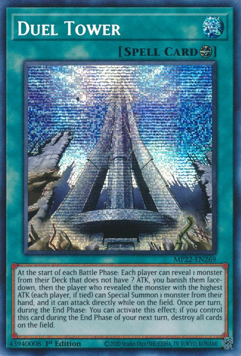 Duel Tower [MP22-EN269] Prismatic Secret Rare | The Time Vault CA