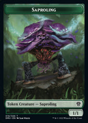Saproling // Zombie Double-sided Token [Dominaria United Tokens] | The Time Vault CA