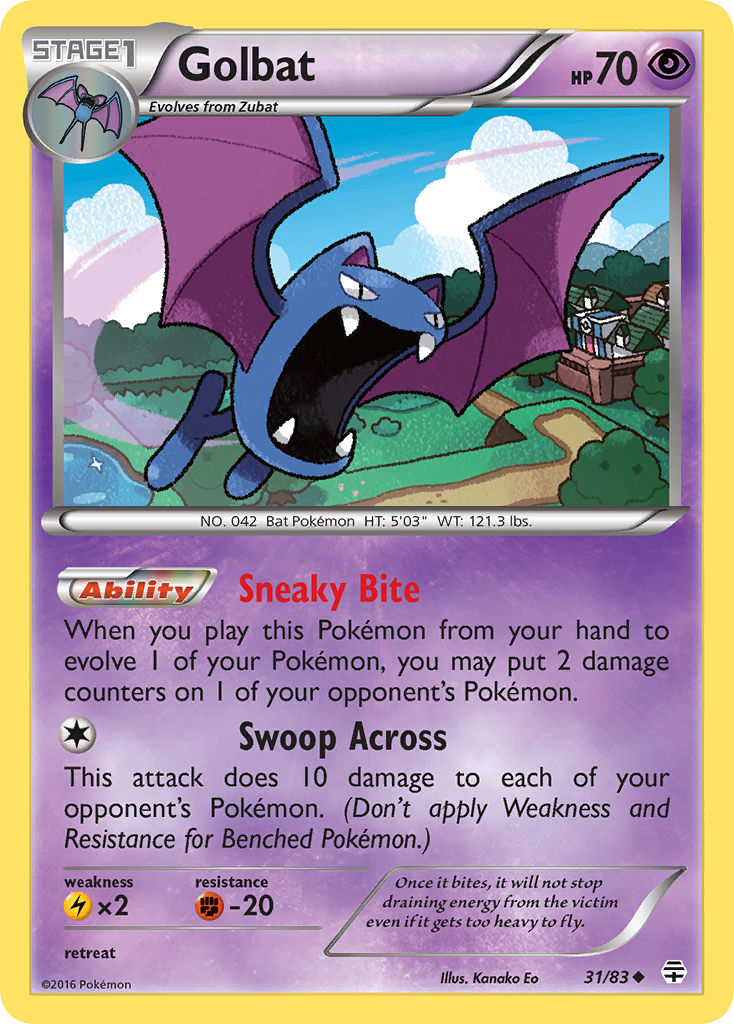 Golbat (31/83) [XY: Generations] | The Time Vault CA