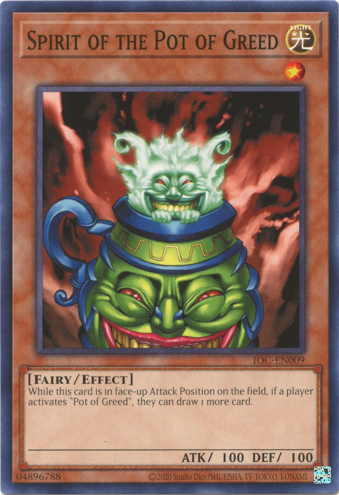 Spirit of the Pot of Greed (25th Anniversary) [IOC-EN009] Common | The Time Vault CA