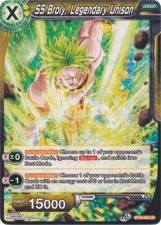 SS Broly, Legendary Unison (BT10-094) [Rise of the Unison Warrior 2nd Edition] | The Time Vault CA
