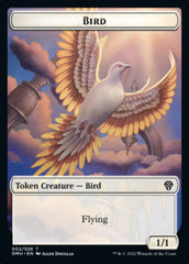 Bird (002) // Wurm Double-sided Token [Dominaria United Tokens] | The Time Vault CA