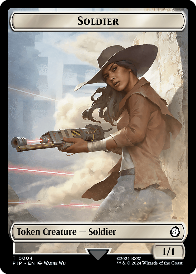 Energy Reserve // Soldier (0004) Double-Sided Token [Fallout Tokens] | The Time Vault CA