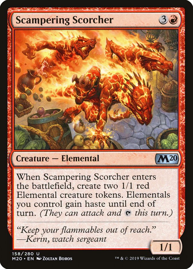 Scampering Scorcher [Core Set 2020] | The Time Vault CA