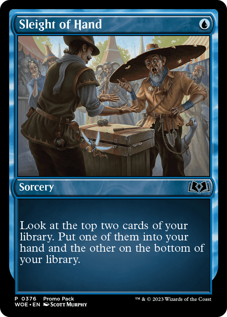 Sleight of Hand (Promo Pack) [Wilds of Eldraine Promos] | The Time Vault CA