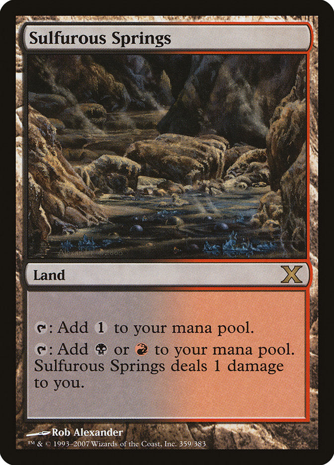 Sulfurous Springs [Tenth Edition] | The Time Vault CA