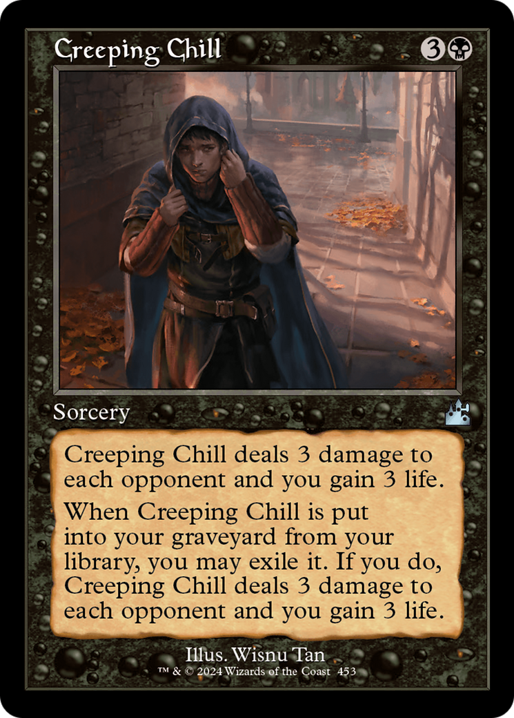 Creeping Chill (Retro Frame) [Ravnica Remastered] | The Time Vault CA