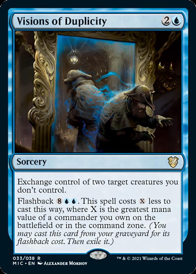 Visions of Duplicity [Innistrad: Midnight Hunt Commander] | The Time Vault CA