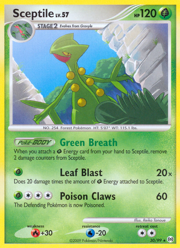 Sceptile (30/99) [Platinum: Arceus] | The Time Vault CA