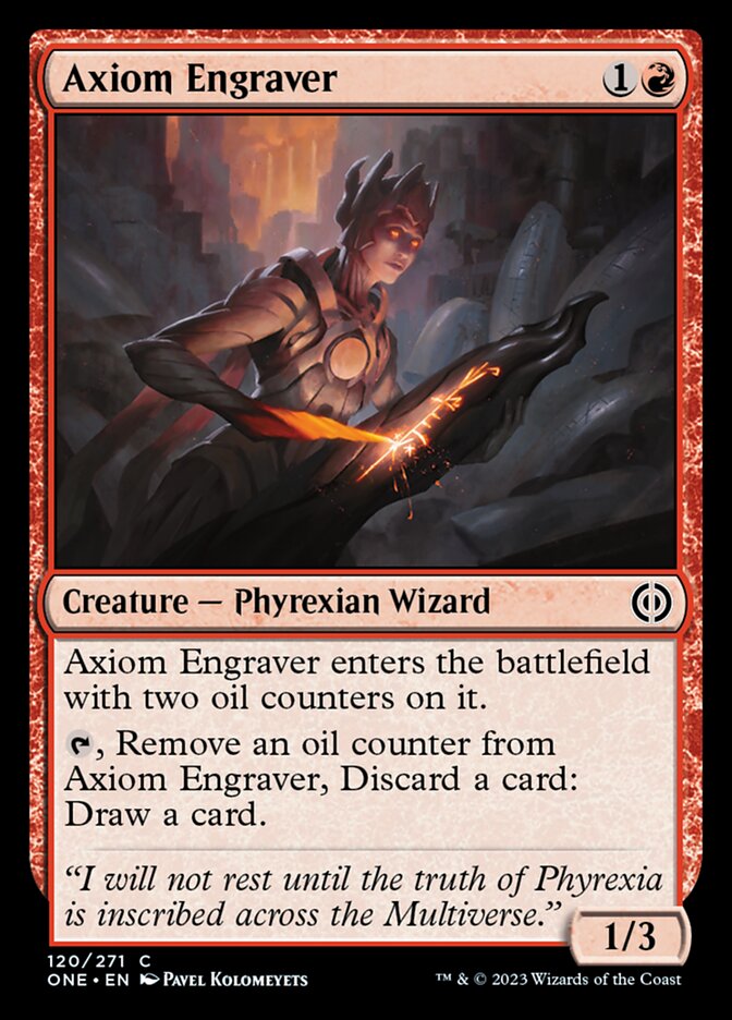 Axiom Engraver [Phyrexia: All Will Be One] | The Time Vault CA