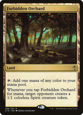 Forbidden Orchard [Commander 2016] | The Time Vault CA