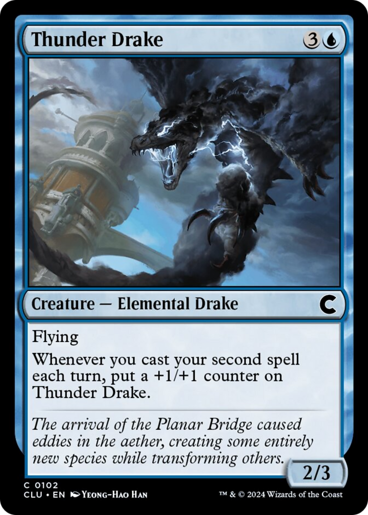 Thunder Drake [Ravnica: Clue Edition] | The Time Vault CA