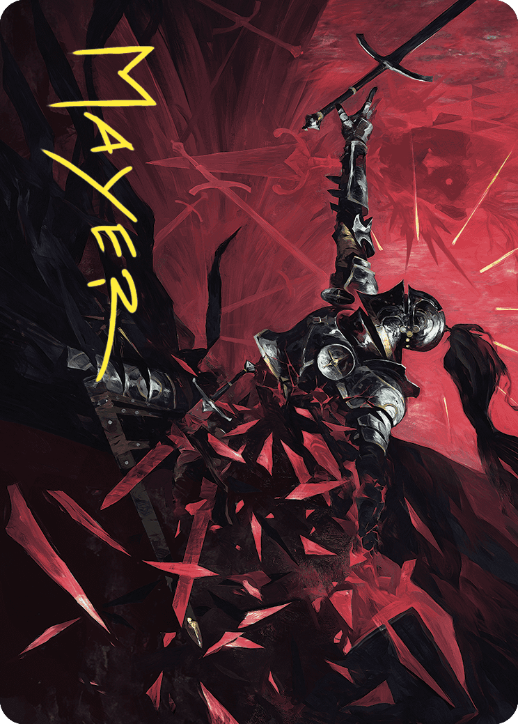 Shatter the Oath Art Card (Gold-Stamped Signature) [Wilds of Eldraine Art Series] | The Time Vault CA