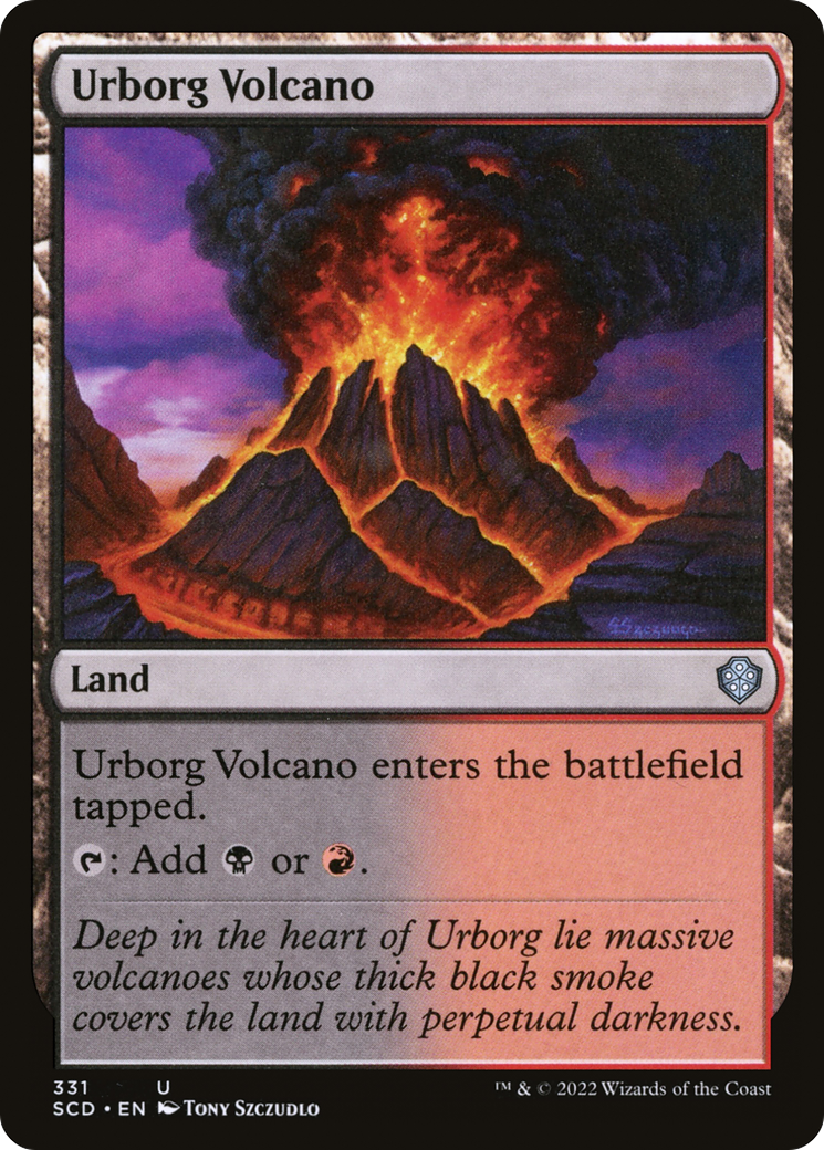 Urborg Volcano [Starter Commander Decks] | The Time Vault CA