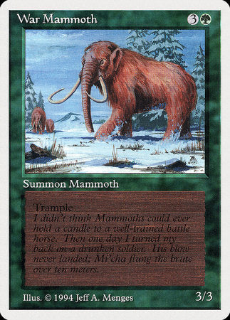 War Mammoth [Summer Magic / Edgar] | The Time Vault CA