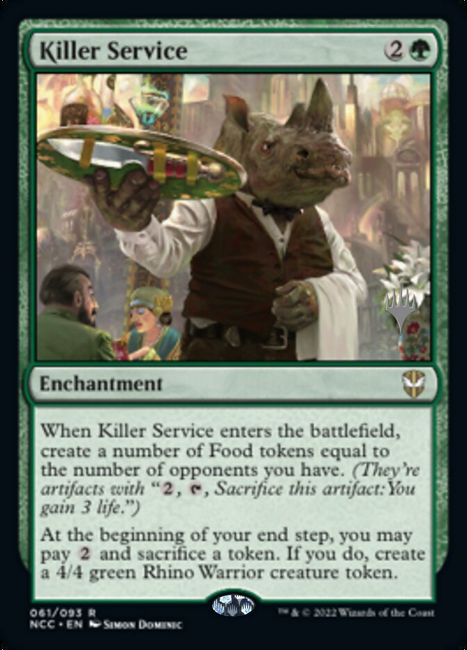 Killer Service (Promo Pack) [Streets of New Capenna Commander Promos] | The Time Vault CA