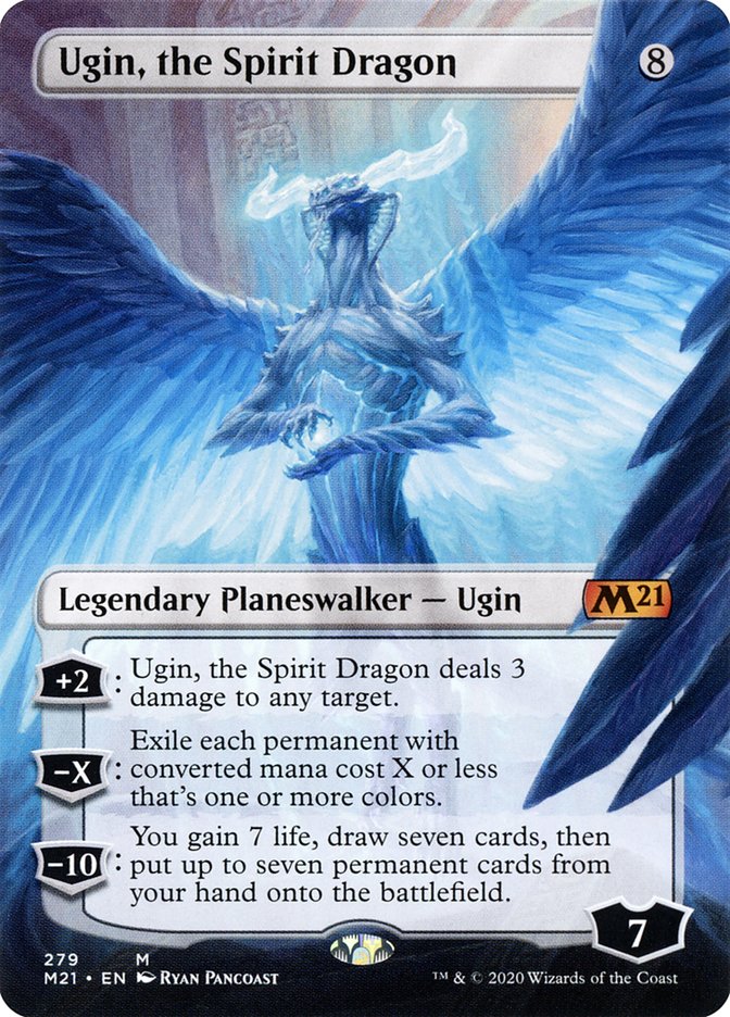 Ugin, the Spirit Dragon (Extended) (279) [Core Set 2021] | The Time Vault CA