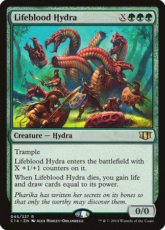 Lifeblood Hydra [Commander 2014] | The Time Vault CA