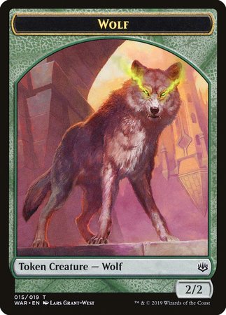 Wolf Token [War of the Spark Tokens] | The Time Vault CA