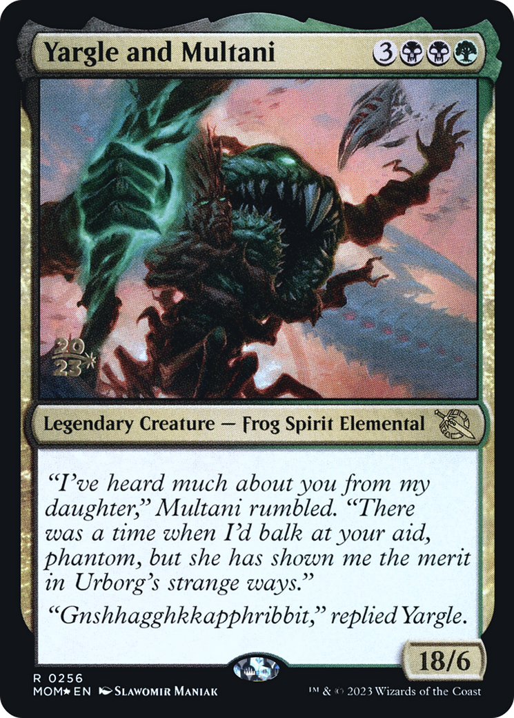 Yargle and Multani [March of the Machine Prerelease Promos] | The Time Vault CA