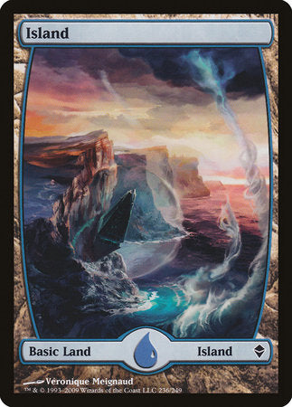 Island (236) - Full Art [Zendikar] | The Time Vault CA