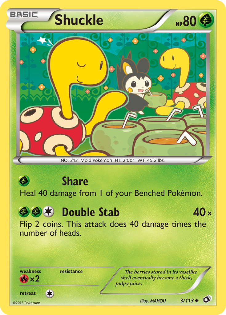 Shuckle (3/113) [Black & White: Legendary Treasures] | The Time Vault CA