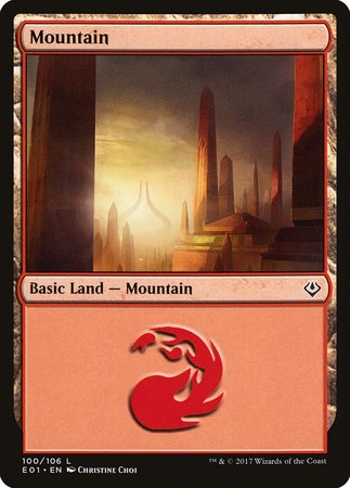 Mountain (100) [Archenemy: Nicol Bolas] | The Time Vault CA