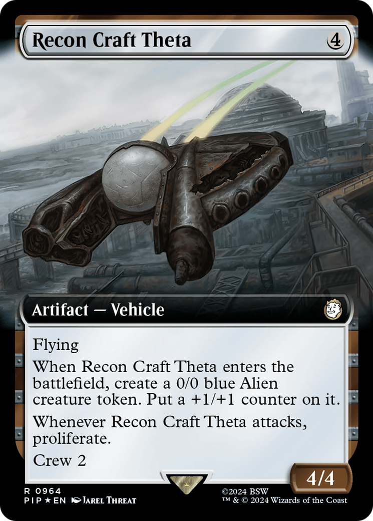 Recon Craft Theta (Extended Art) (Surge Foil) [Fallout] | The Time Vault CA