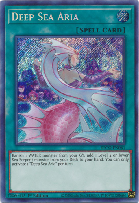 Deep Sea Aria [ETCO-EN061] Secret Rare | The Time Vault CA
