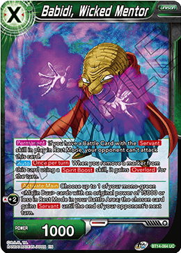 Babidi, Wicked Mentor (BT14-064) [Cross Spirits] | The Time Vault CA