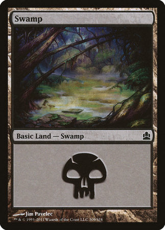 Swamp (309) [Commander 2011] | The Time Vault CA