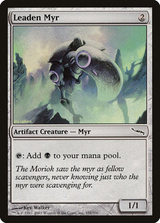 Leaden Myr [Mirrodin] | The Time Vault CA