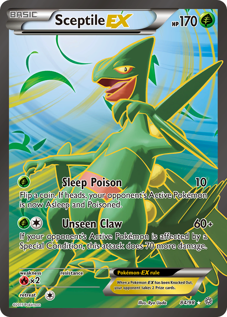 Sceptile EX (84/98) [XY: Ancient Origins] | The Time Vault CA