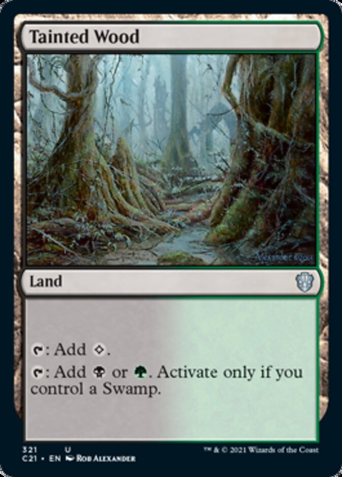 Tainted Wood [Commander 2021] | The Time Vault CA