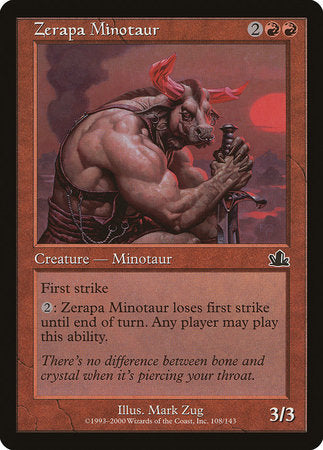 Zerapa Minotaur [Prophecy] | The Time Vault CA